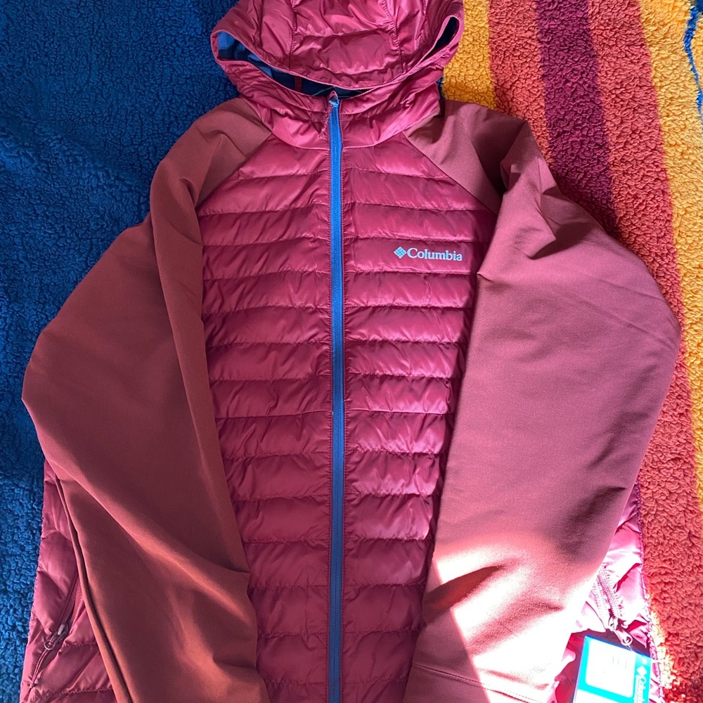 Red Columbia mens jacket